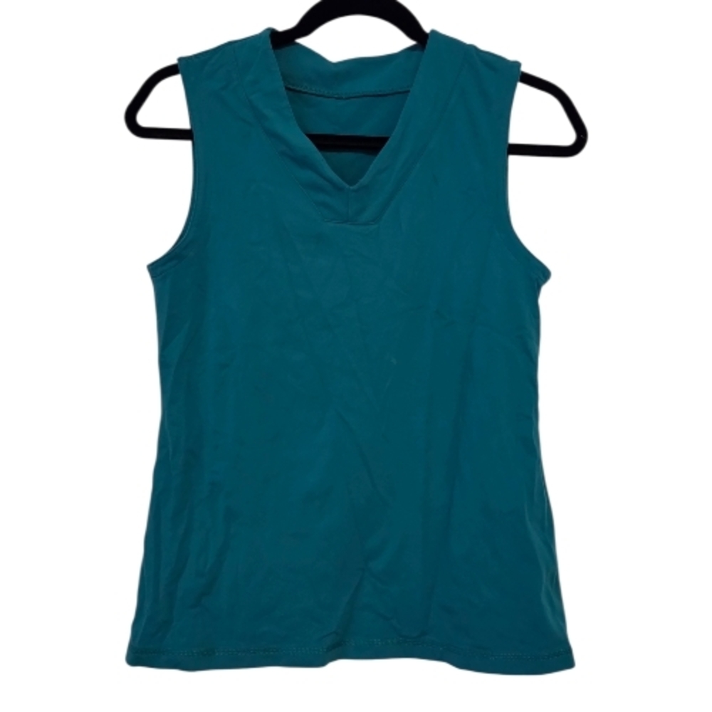 Lululemon Teal Sleeveless Tennis Tank Top